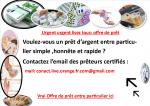 Offre de prêt entre particulier sérieux fiable très  très rapide en Suisse
